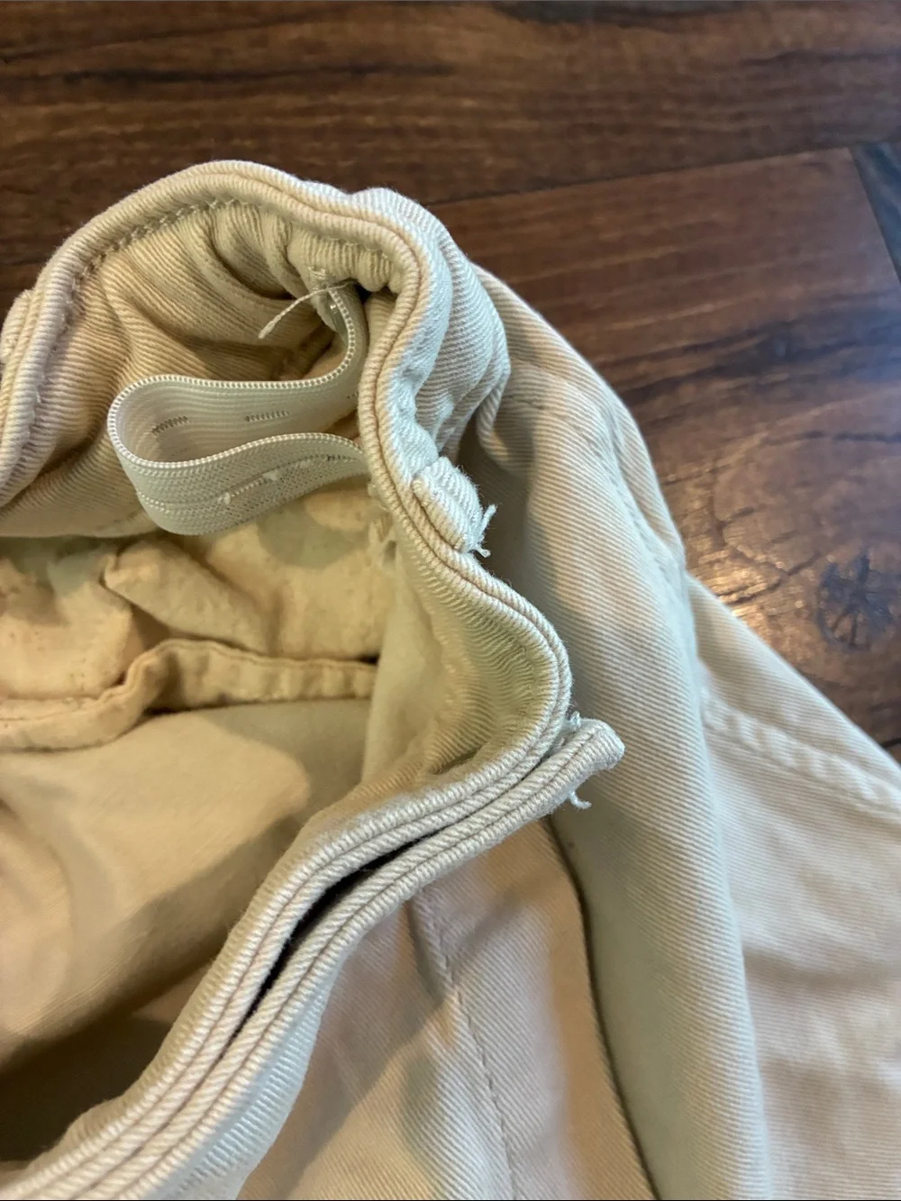 abercrombie kids Cream Cargo Skort with Front Pocket
